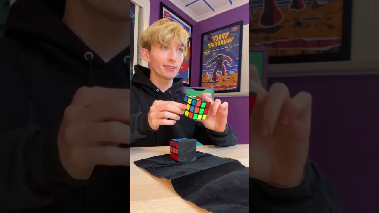 CRAZY Rubik’s Cube SOLVE!!😨 #Shorts