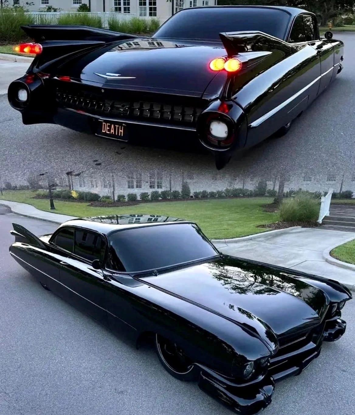 A customized 1959 Cadillac