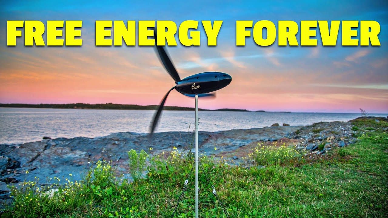 Mini Wind Turbine Gives Free Energy Forever