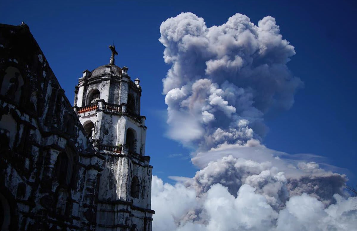 The Ominous Rumblings of Mount Mayon - 25 photos from the Philippines, where the Mayon volcano has been very active recently, is still swelling with magma, has caused thousands to evacuate, and is raising fears of a major eruption.