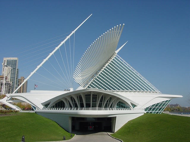 Santiago Calatrava's museum in Milwaukee, WI