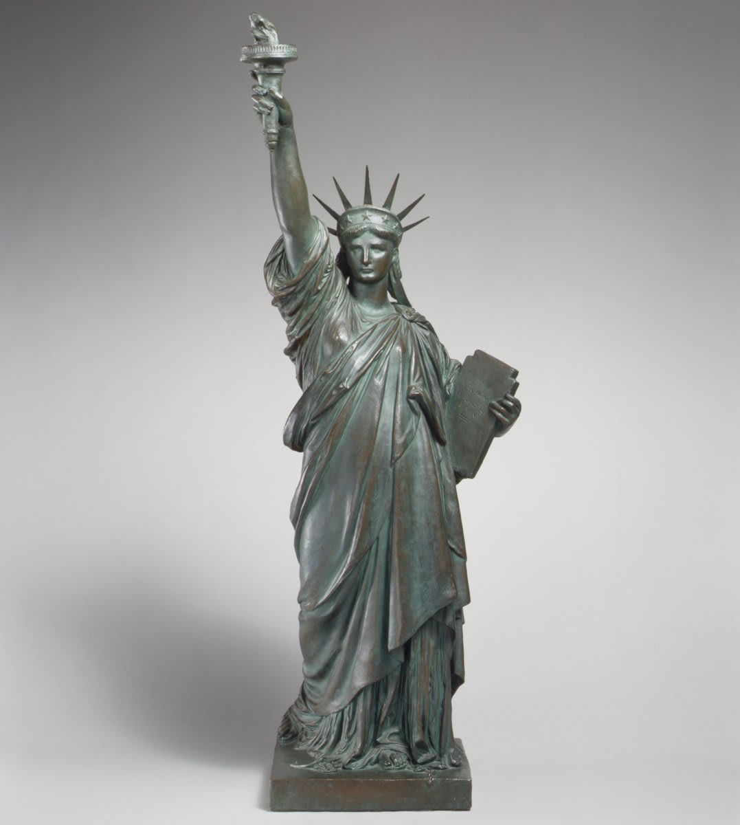 A gift of friendship from the French people to the United States, the Statue of Liberty—dedicated OTD in 1886—famously celebrates freedom. This “committee model” is part of an edition of replicas that were sold to help finance the project. Learn more: