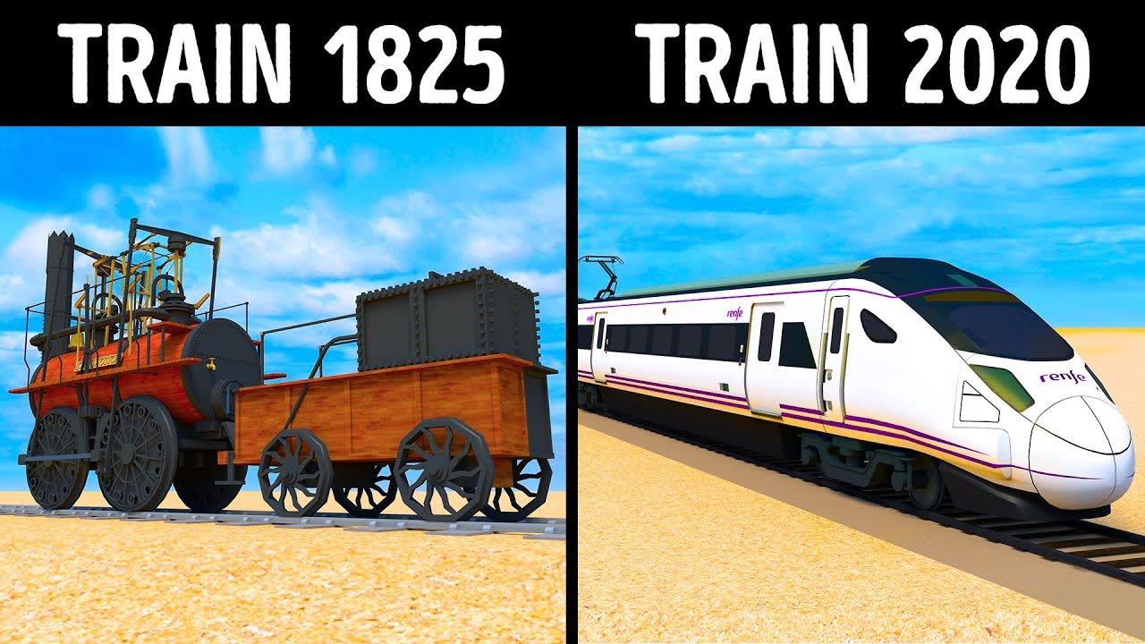 Trains Have Changed Over 200 Years