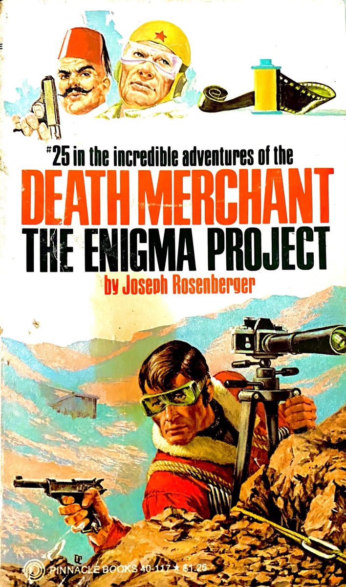 In THE ENIGMA PROJECT, CIA agent Richard Camellion engages in religious philosophy on a quest to locate Noah's Ark. But, we've got the real story behind this adventure in the Middle-East. Read our review for DEATH MERCHANT #25 today at