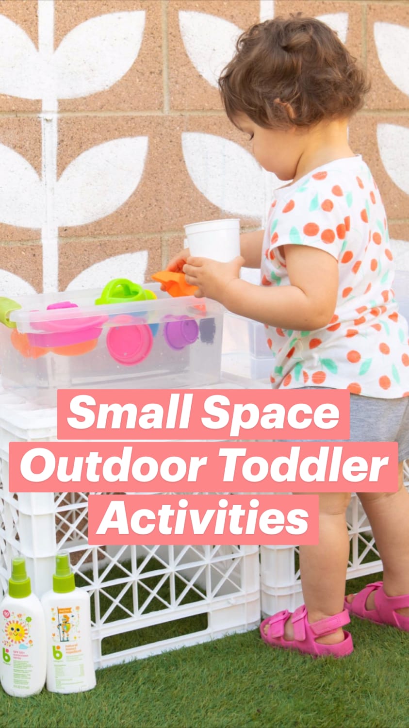 Small Space Outdoor Toddler Activities