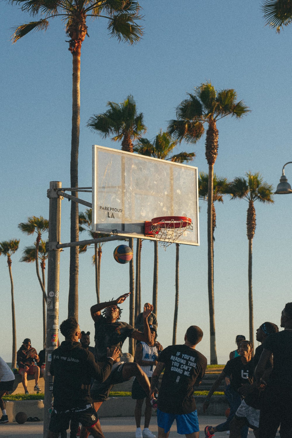 ITAP of basketball game in Venice Beach