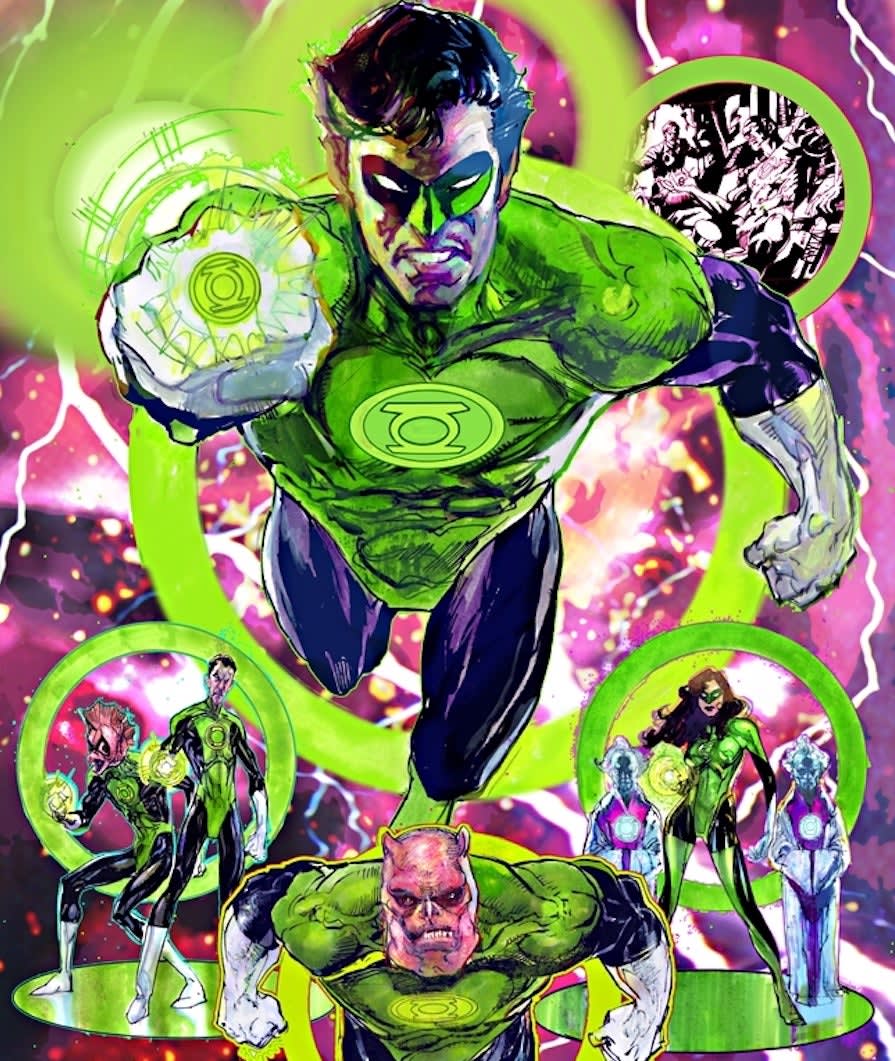[Artwork] Green Lantern by Bill Sienkiewicz