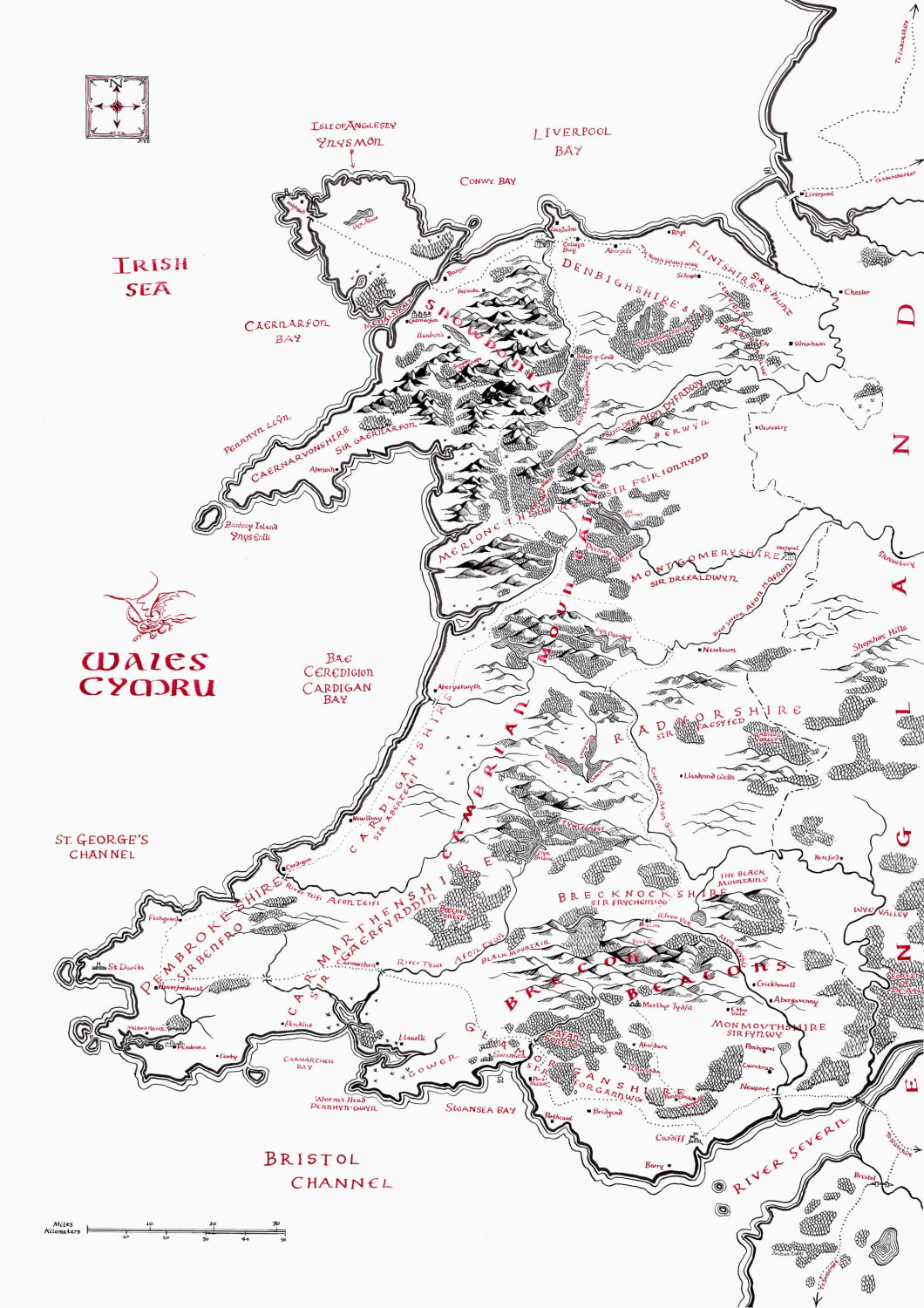 Wales, inspired by Tolkien
