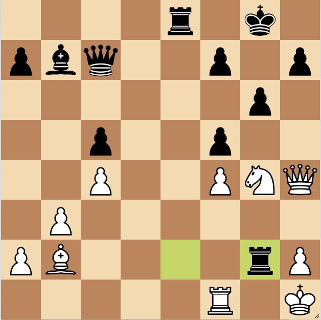 Battle of the fianchettoed Bishops (White to move)