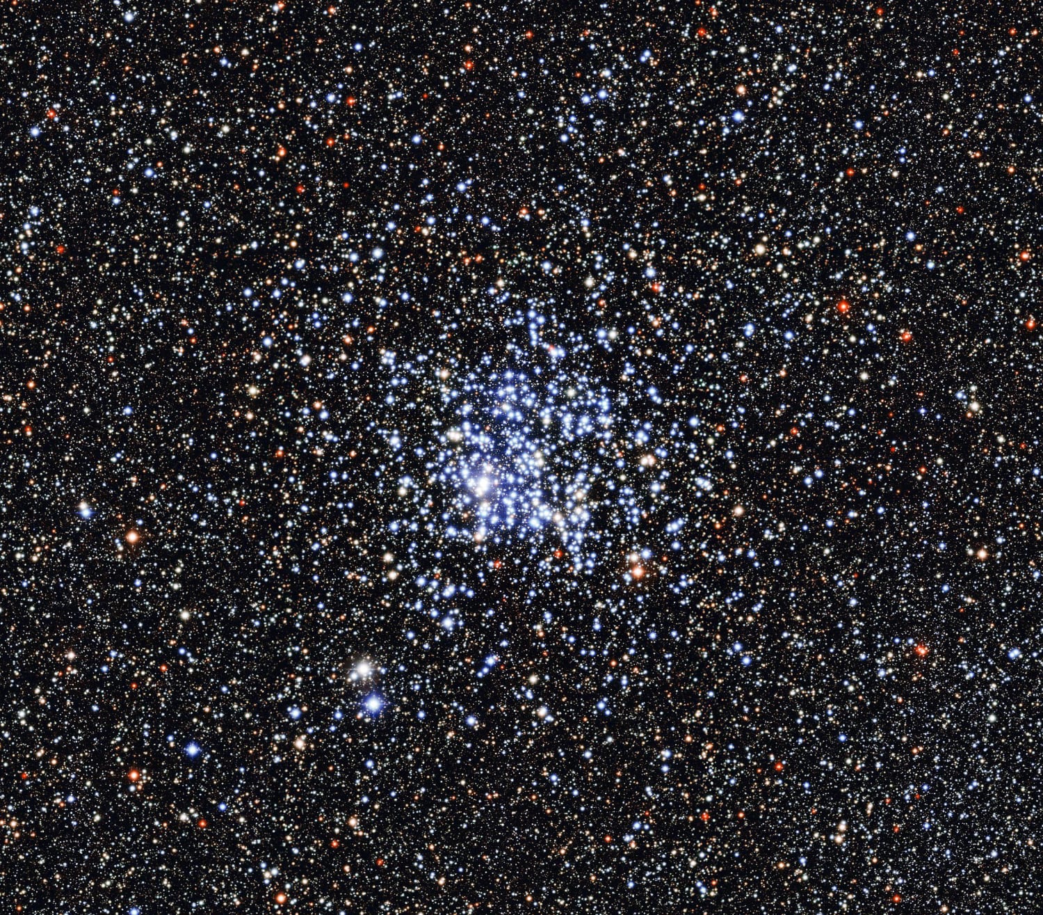 This might not look like a cluster of wild ducks, but it’s still called the Wild Duck Cluster. Also known as Messier 11, this open star cluster’s 2000 stars are only loosely bound by gravity, leading to a short lifespan.