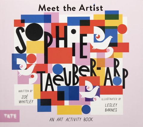 SophieTaeuberArp's colourful exhibition opens tomorrow at Tate Modern! In this book for @Tate_Kids we explore her radical life & work, making puppets, designing costumes & creating patterns along the way: