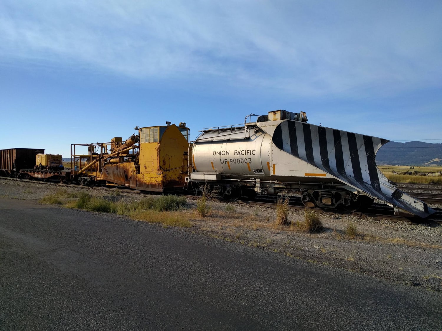 Another snow-clearing train in southern Idaho