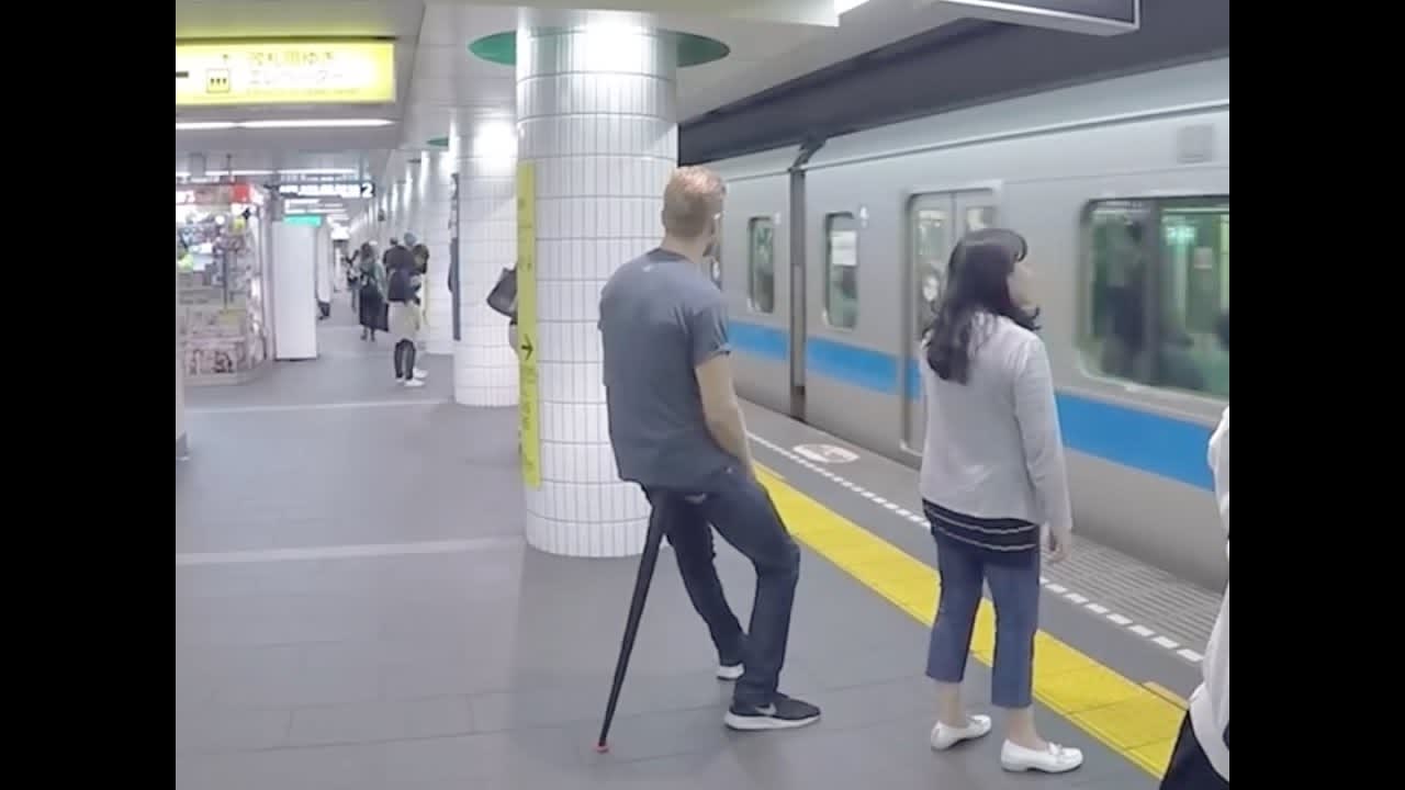 This portable chair fits in your pocket