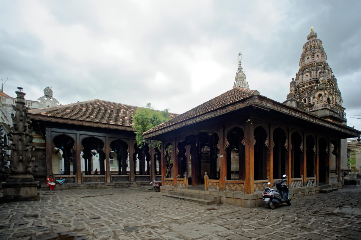 Sri Ram Mandir & Datta Mandir - Two Maratha-era temples with wooden mandapas at Phaltan, Maharashtra, India