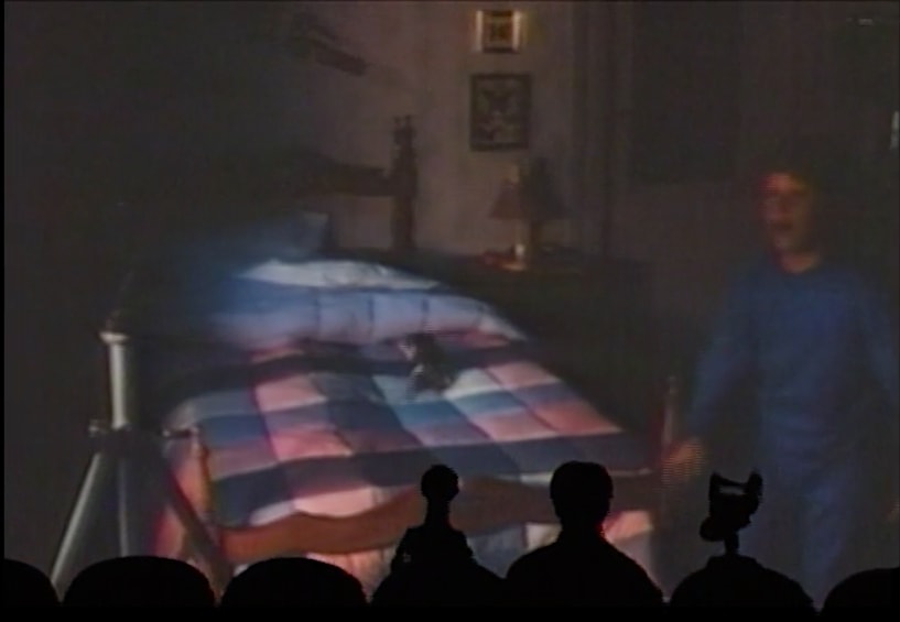 Joel: I do believe in spooks. I do believe in spooks. I do I do I do I do I do believe in spooks. I do. I do. ** Quoting the Cowardly Lion in the 1939 movie The Wizard of Oz, when he finds himself in a haunted forest. ** MST3K Show 303 ~ Pod People