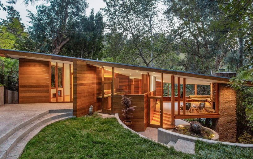 the tyler house, built by john lautner in 1950, hits the market in los angeles
