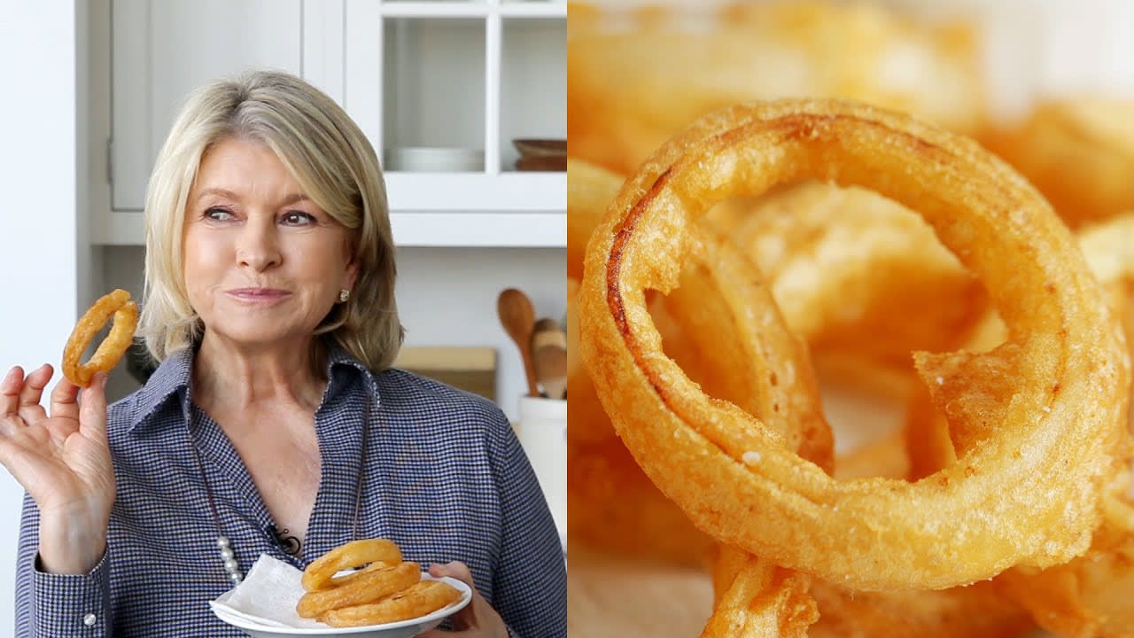 Beer-Battered Onion Rings by Martha Stewart #TastyStory
