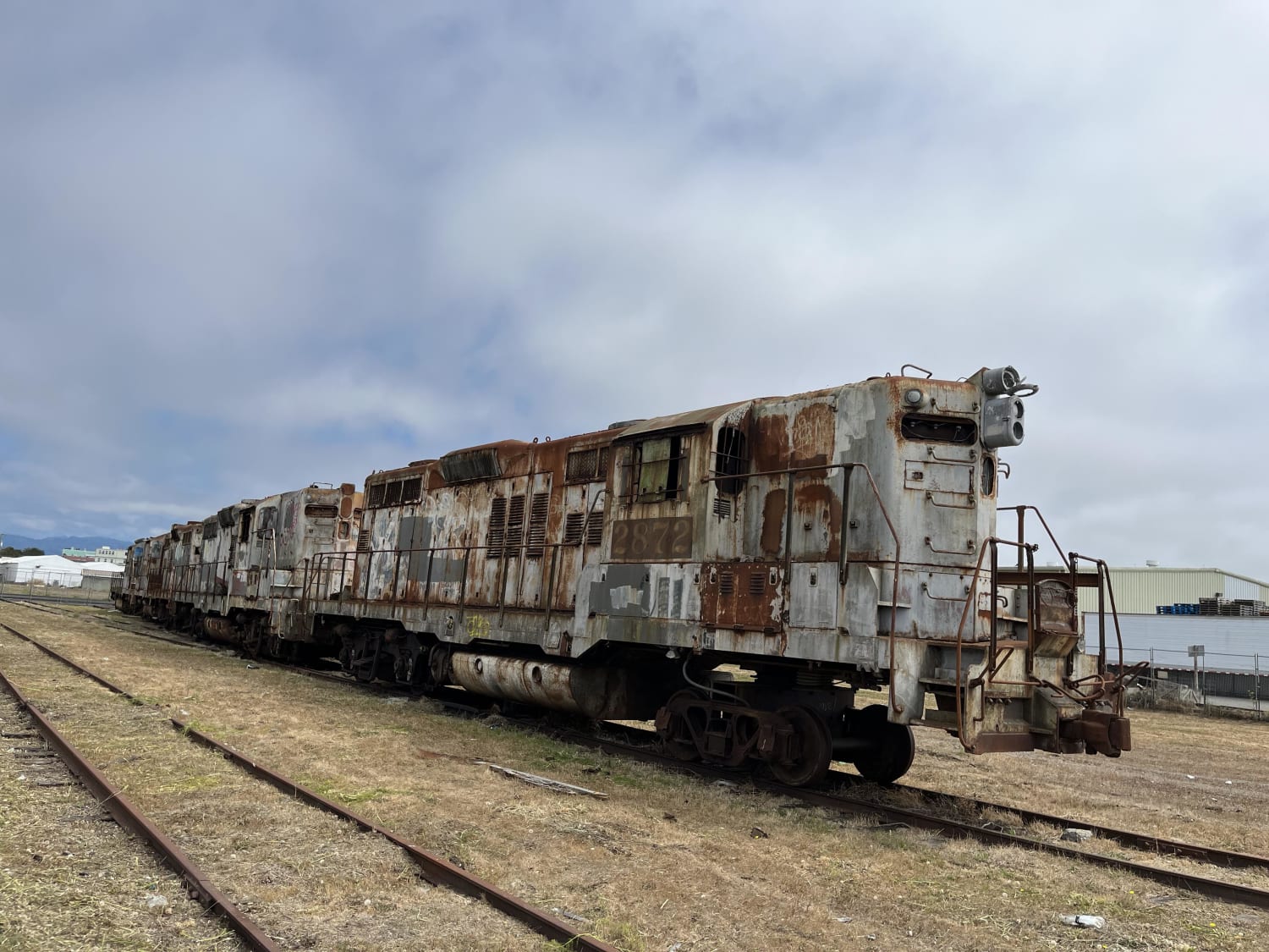 Train engines in Eureka, CA