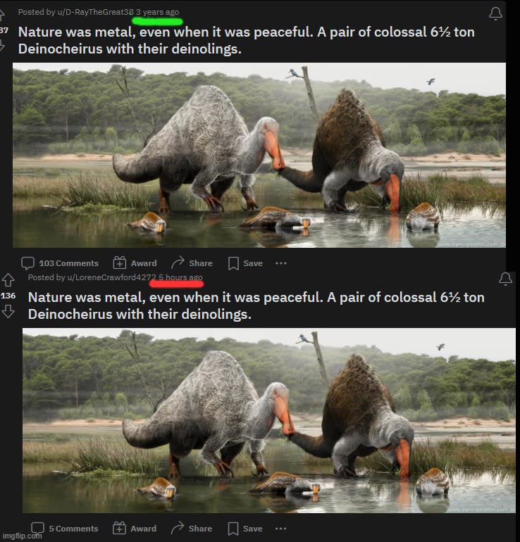 Could we please stop upvoting reposts made by obvious Karma Farming bots? Like seriously they use the same title and everything but still get thousands of upvotes. Even though this repost doesn't break rule 3 it is obviously made by a bot and there are others that do break rule 3