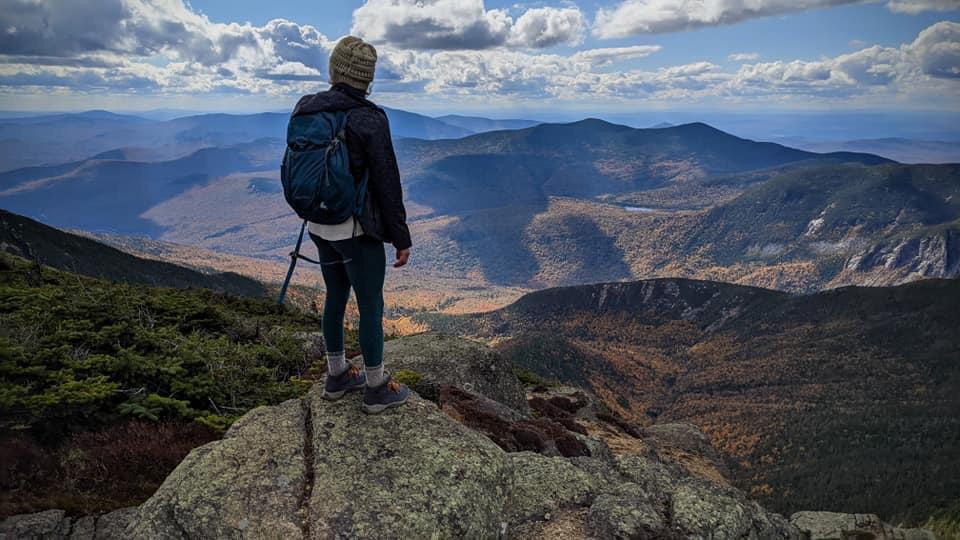 The summit of Mount Lafayette in New Hampshire