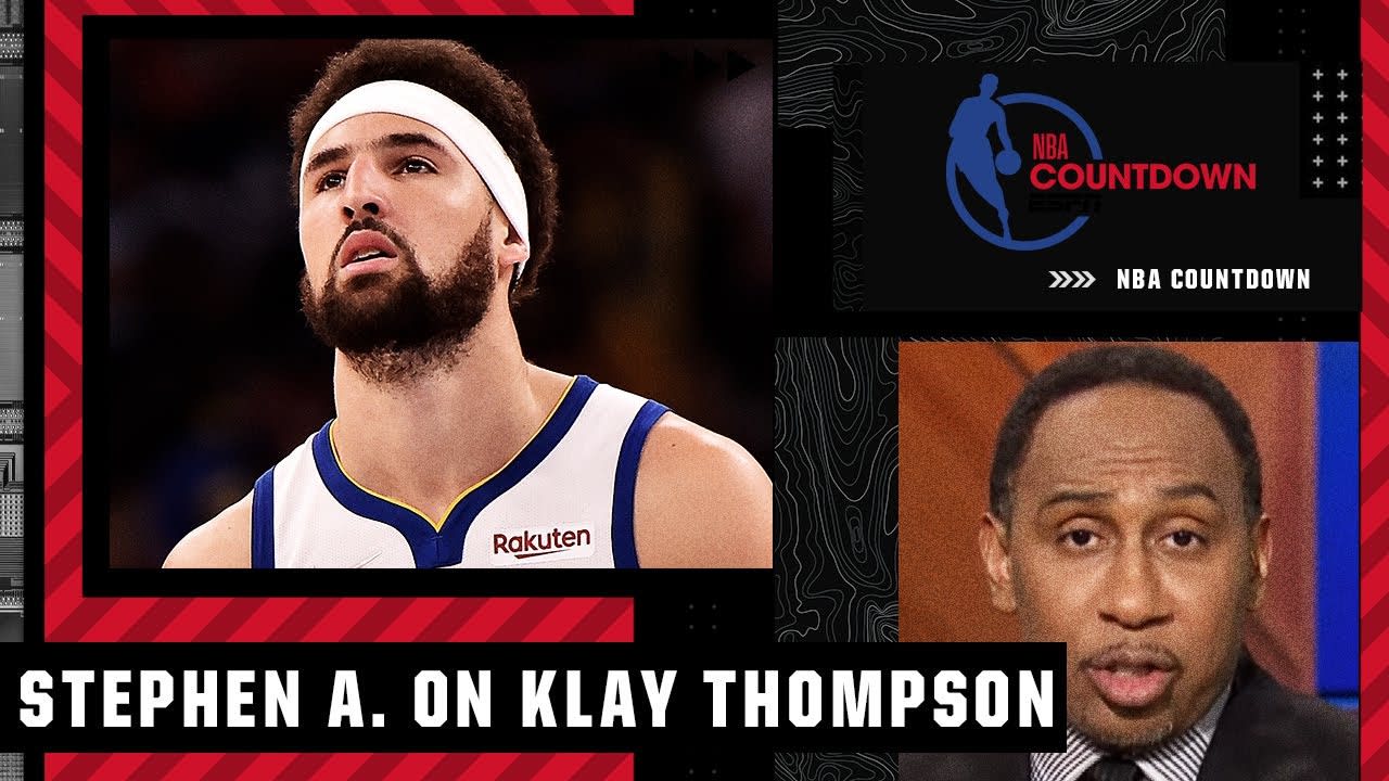 Stephen A. on Klay Thompson's struggles: I DON'T KNOW WHAT THE HELL IS GOING ON! | NBA Countdown