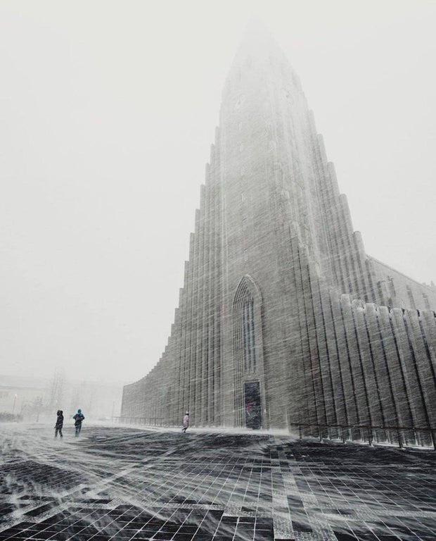 Asgard vibes from this church in Iceland!