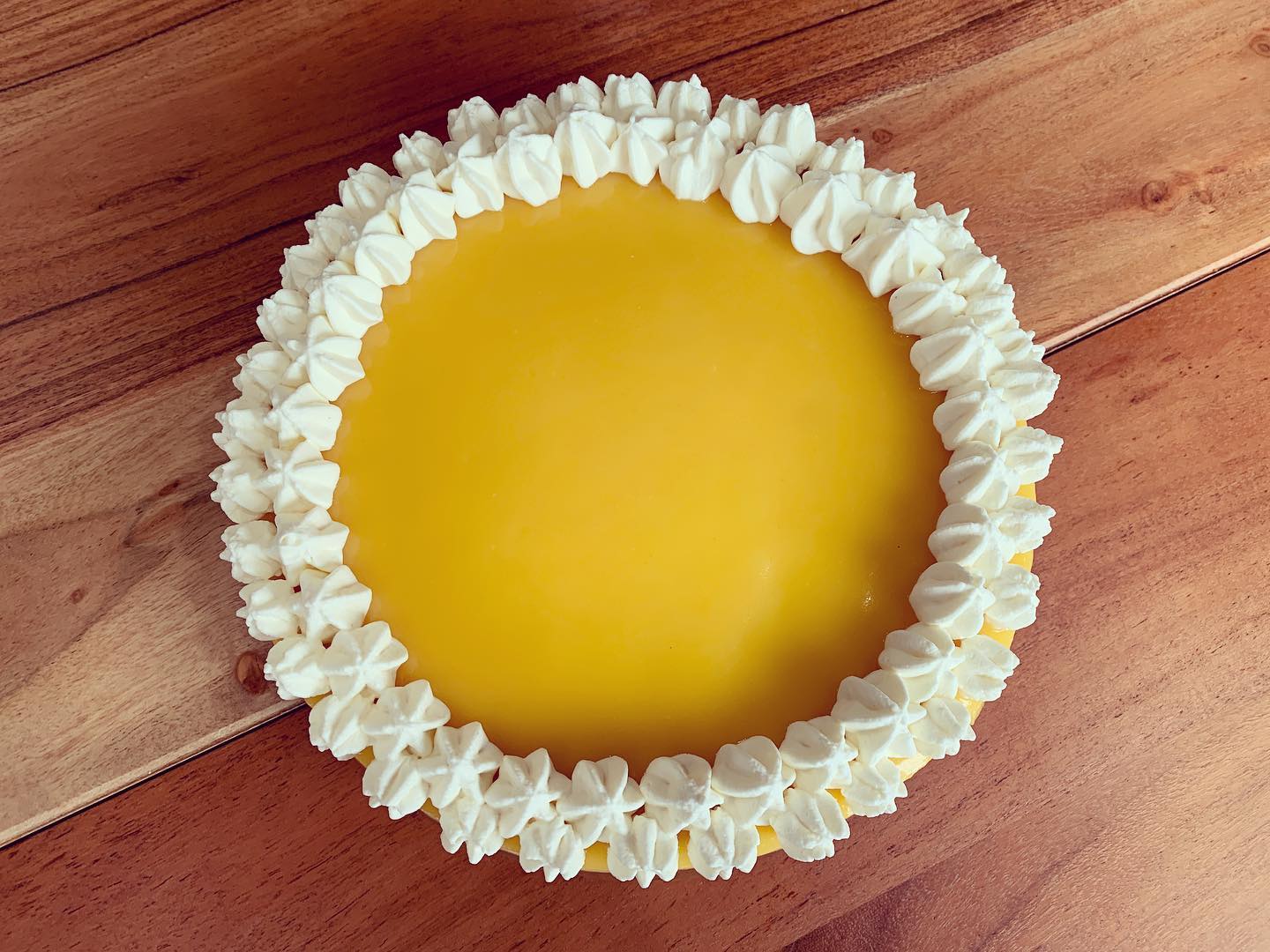 The most perfect lemon curd cheesecake I made for my birthday