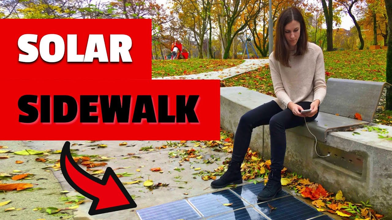 Solar Sidewalk Charges Your Phone And Devices