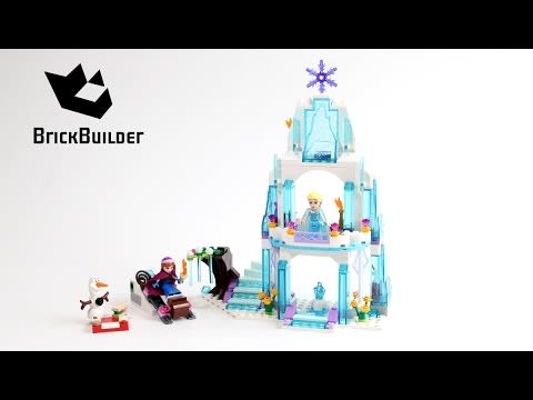 Lego Disney FROZEN 41062 Elsa’s Sparkling Ice Castle - Lego Speed Build