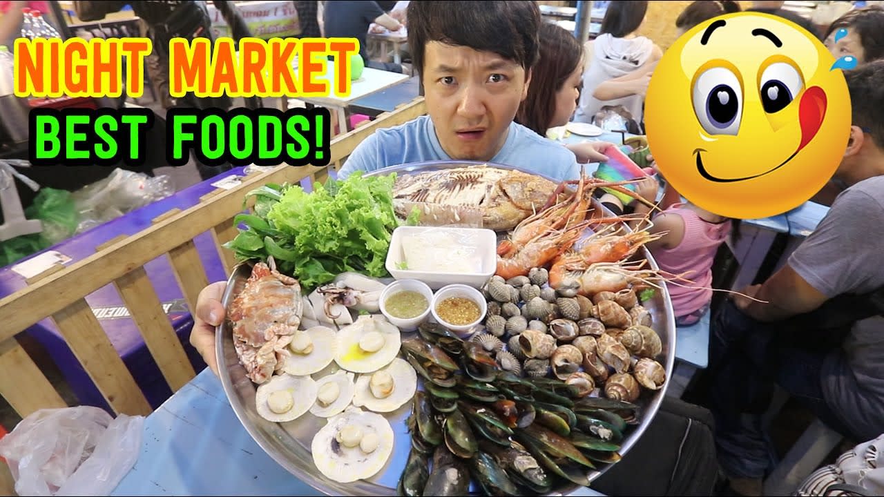 BEST Thai NIGHT MARKET Street Foods! - Rod Fai Train Market Tour