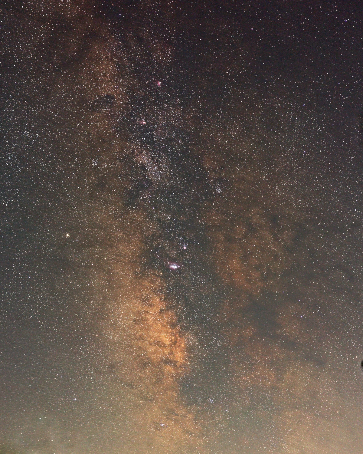 Milky Way core near Sequoia National Park