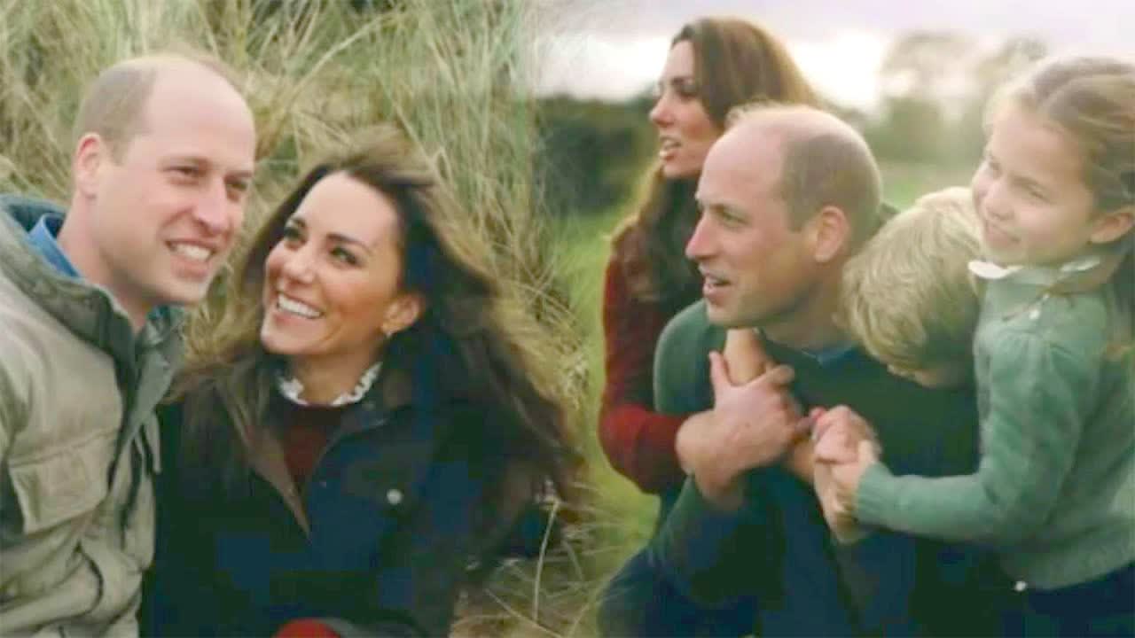 Prince William and Kate Middleton Share RARE Video With Their Kids Playing on the Beach