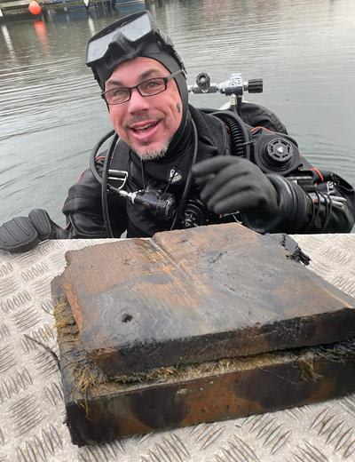 A 30-foot-long section of a medieval sailing ship that sank—possibly in battle or after an attack by pirates—in the thirteenth century has been discovered off Bohuslän, a province located on the western coast of Sweden.