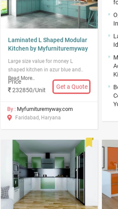 Mix Laminated Modular Kitchen Price Design Catalogue Online In