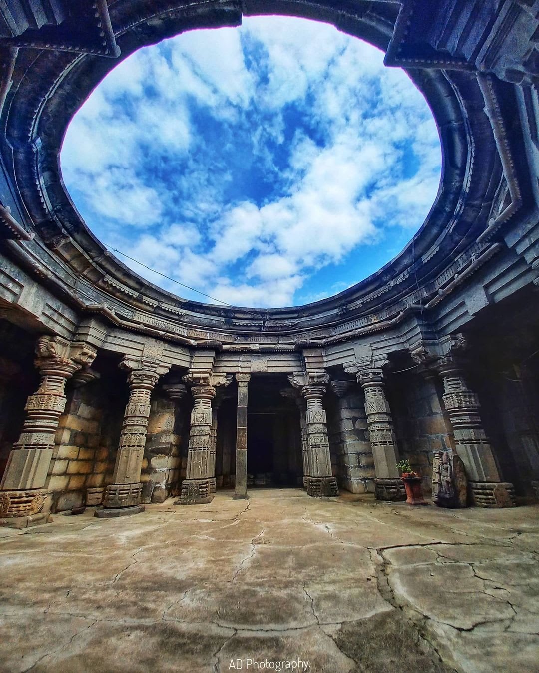 Anandeshwar Temple, built in the Hemadpathi Style, Lasur, Maharashtra, India
