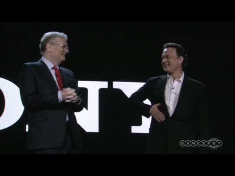 Tom Hanks CES Sony Keynote (2009) Hidden in Tom Hanks’ contract for Angels and Demons, was the requirement for him to appear and promote Sony products in Las Vegas at the Consumer Electronics Show. This is the vindictive and hilarious result.