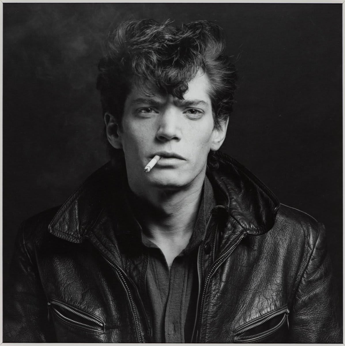 'I went into photography because it seemed like the perfect vehicle for commenting on the madness of today's existence.' - RobertMapplethorpe Robert Mapplethorpe, Self Portrait 1980.
