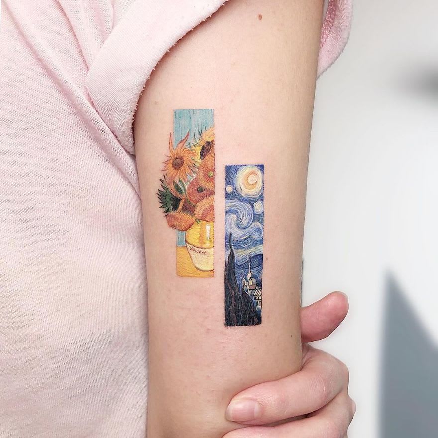 Van Gogh, Kozo tattoo, tattoo, 2020