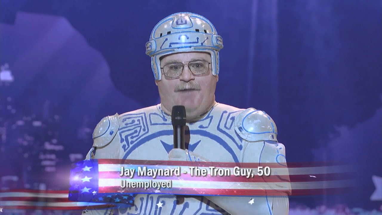 America's Got Talent - Jay Maynard - The Tron Guy Audition - Season 6