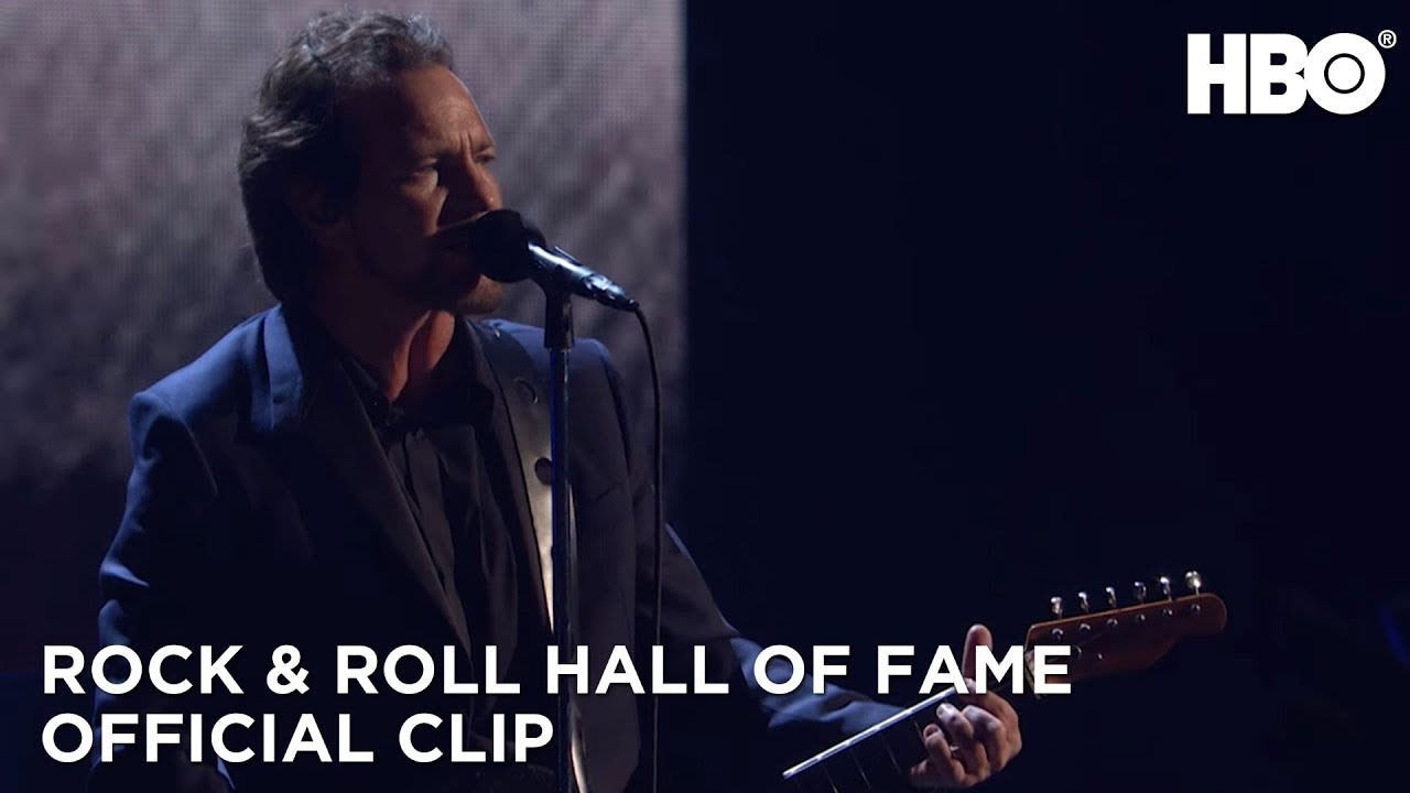 Rock and Roll Hall of Fame: Pearl Jam Performs Better Man (2017 Clip) | HBO