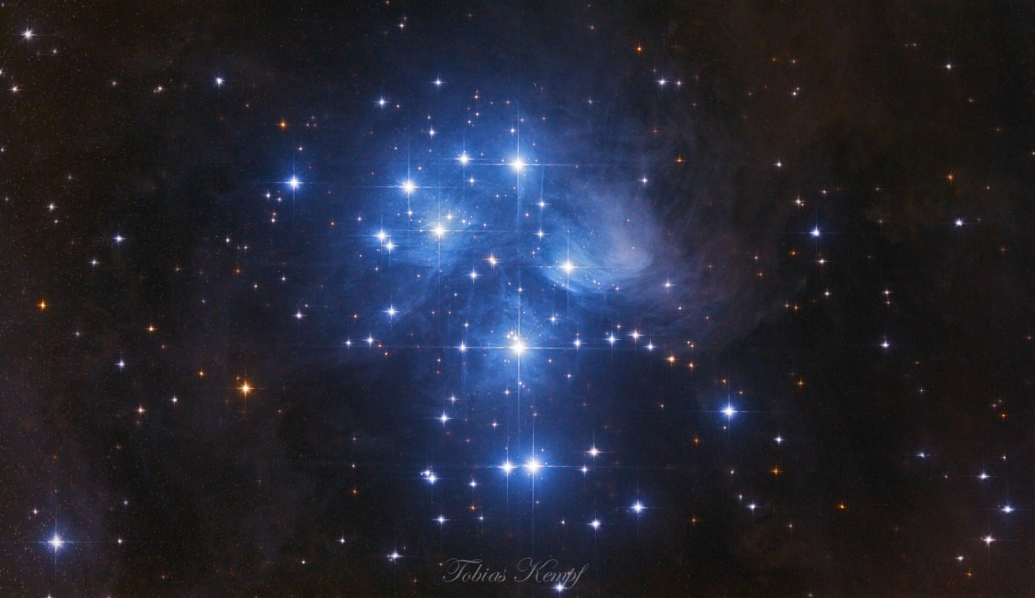 I Captured The Pleiades Star Cluster from my Backyard with a DSLR