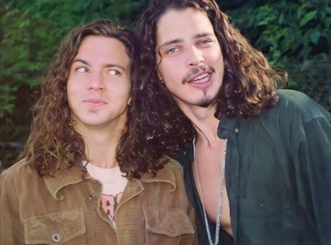 Eddie Vedder and Chris Cornell, at Lollapalooza Festival 1992