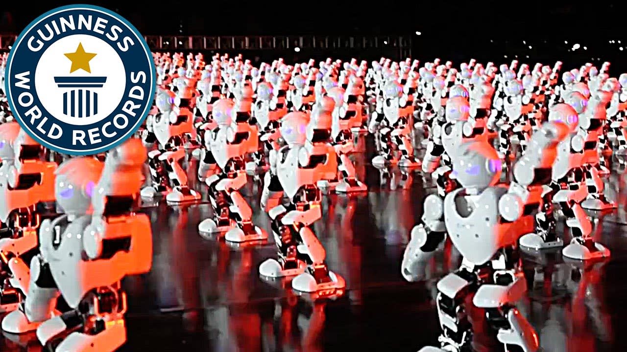 Most robots dancing simultaneously - Guinness World Records