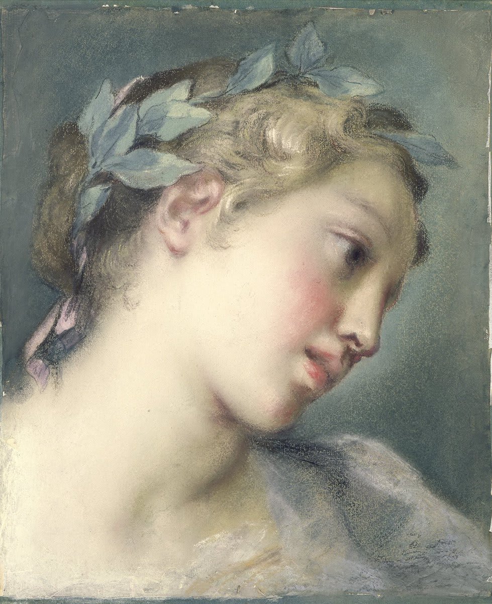 Rosalba Carriera was an 18th-century artist and entrepreneur who changed the world's perception of pastels. Getty is home to two Carriera pastels: a lively portrait of a British diplomat in Venice and a lyrical study of a Muse, seen here. Image: