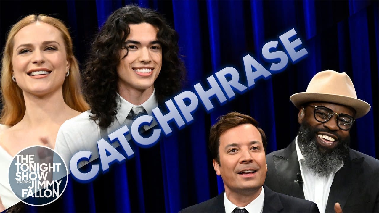 Catchphrase with Evan Rachel Wood and Conan Gray | The Tonight Show Starring Jimmy Fallon