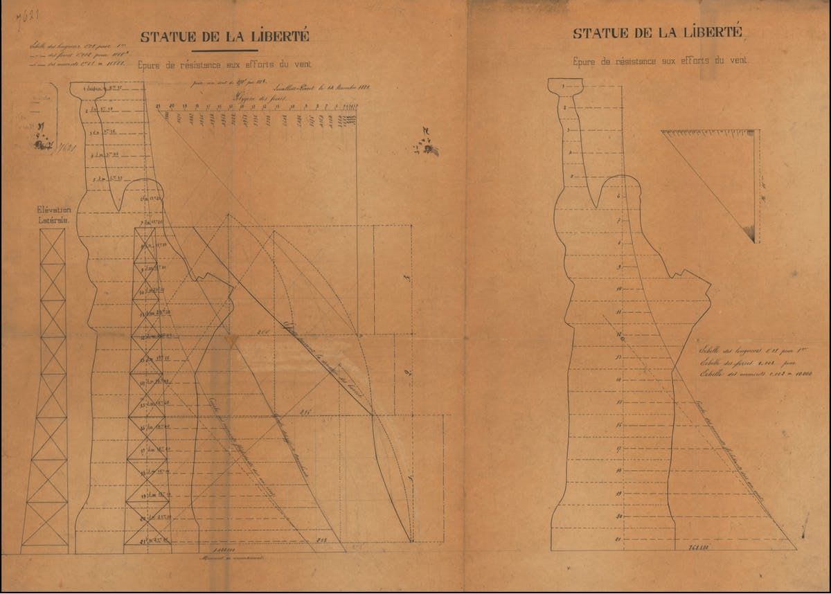 Lost original drawings for Statue of Liberty discovered by map dealer