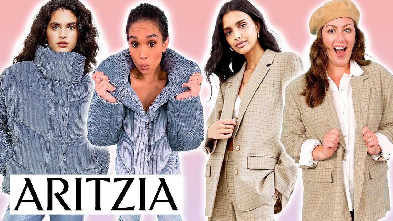 We Try ARITZIA For The First Time *huge haul!*
