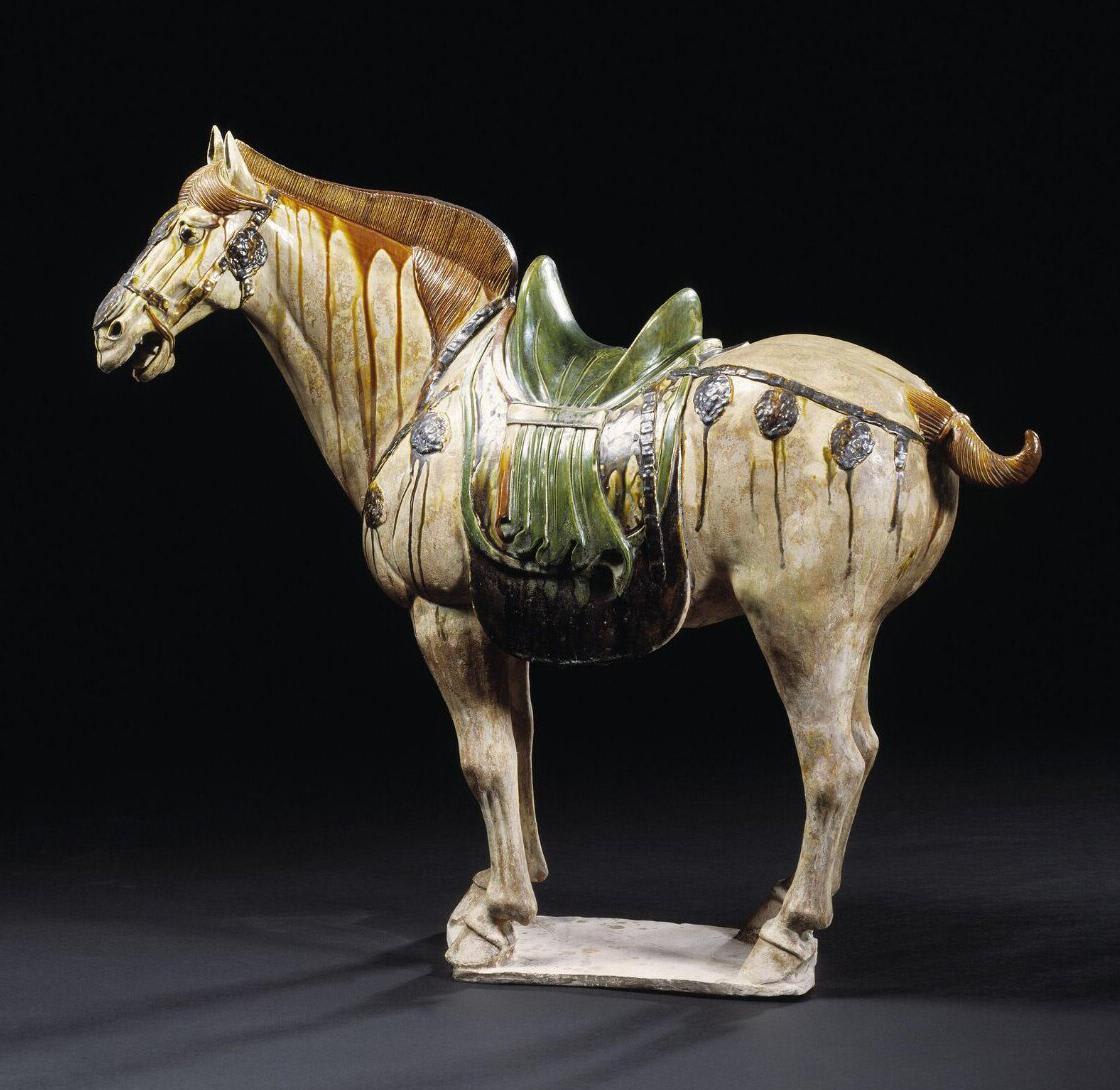 Sculpture of a horse. China, Tang dynasty, 700-750 CE