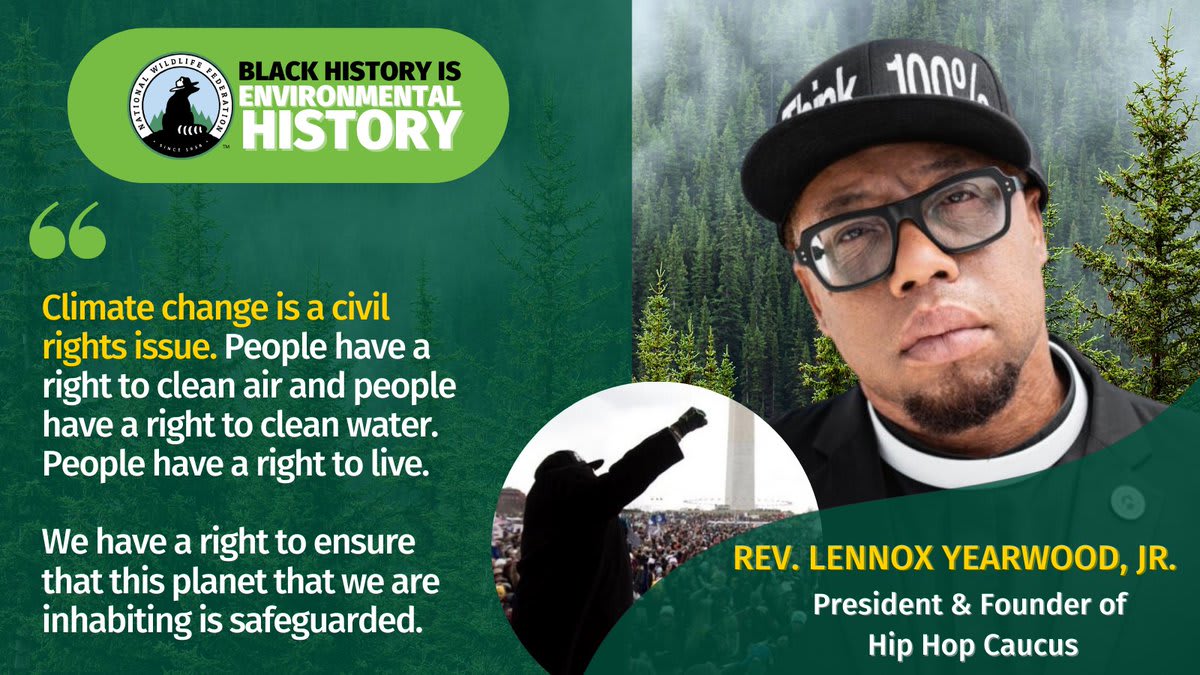 @RevYearwood is the President & Founder of @HipHopCaucus, a minister, community activist, and @usairforce veteran. A @ObamaWhiteHouse Champion of Change, he has led campaigns for Gulf Coast renewal, youth voter engagement, renewable energy, & climate action.