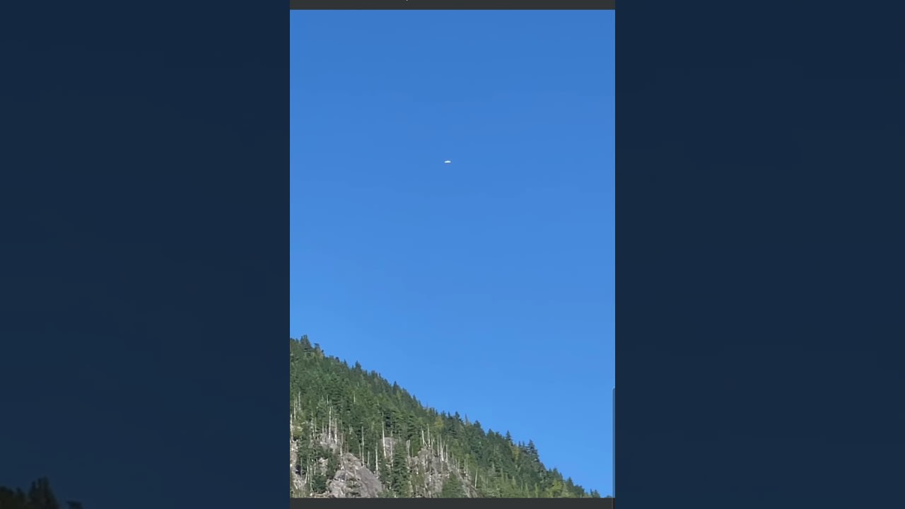Metallic UFO over Remote Northern British Columbia, Canada, September 2021